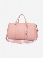 Load image into Gallery viewer, Haven Weekender Duffel Bag | Cream and Tan Travel Holdall