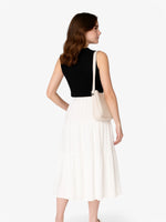 Load image into Gallery viewer, Tiered Midi Skirt | High Waist | Summer A-line Silhouette