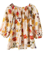 Load image into Gallery viewer, Floral Blouse | Puff Sleeves | Solenne Collection