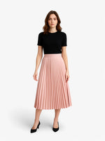 Load image into Gallery viewer, Pleated Midi Skirt | High Waist | Flowing A-line Silhouette