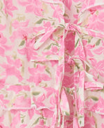 Load image into Gallery viewer, Solenne Floral Blouse | Ruffled V-Neck | Puff Sleeves