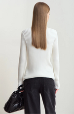 Load image into Gallery viewer, Ribbed Turtleneck Sweater | Soft Cashmere Blend | Fitted Silhouette