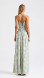 Load image into Gallery viewer, Nocten Naya Lace Maxi Dress | Sheer Overlay | Spaghetti Straps
