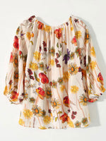 Load image into Gallery viewer, Floral Blouse | Puff Sleeves | Solenne Collection