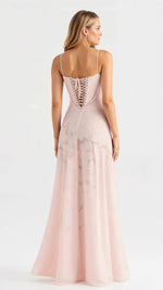 Load image into Gallery viewer, Nocten Naya Lace Maxi Dress | Sheer Overlay | Spaghetti Straps
