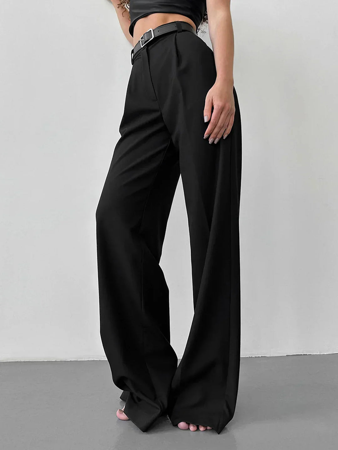 High Waist Wide Leg Trousers | Tailored Office to Evening