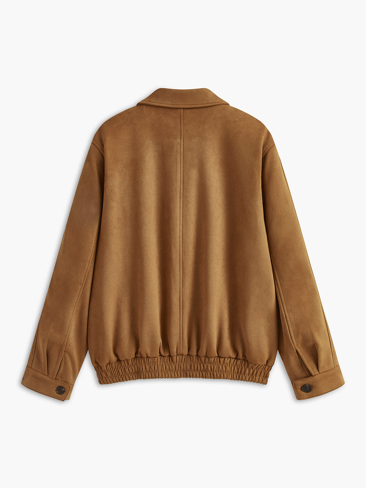 Forma Suede Bomber Jacket | Lambskin Finish | Refined Casual