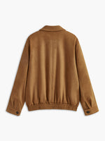 Load image into Gallery viewer, Forma Suede Bomber Jacket | Lambskin Finish | Refined Casual