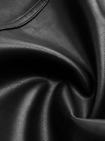 Load image into Gallery viewer, Forma Cropped Leather Jacket | Oversized Lapel | Structured Silhouette