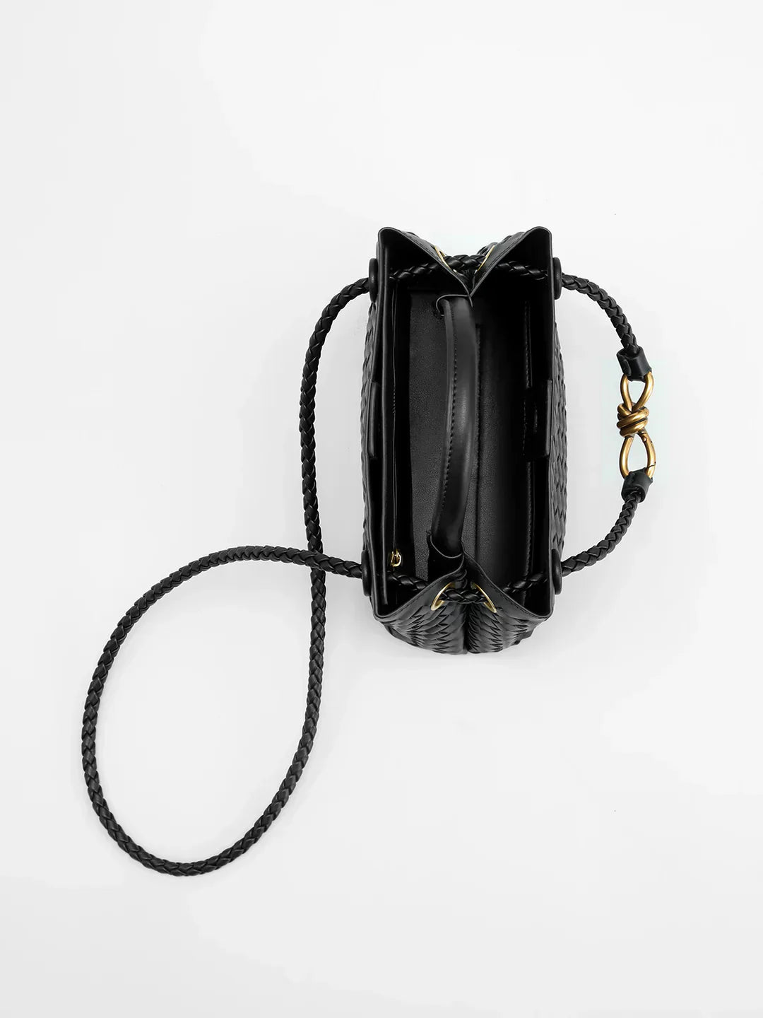 Forma Metal Handle Tote Bag | Structured Silhouette