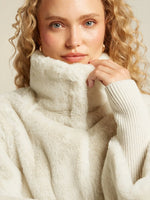 Load image into Gallery viewer, Faux Fur High Collar Coat | Soft Texture | Winter Warmth