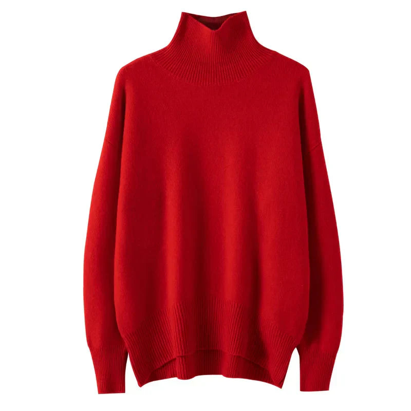 Cashmere Turtleneck Sweater | Relaxed Fit | Core Line Collection
