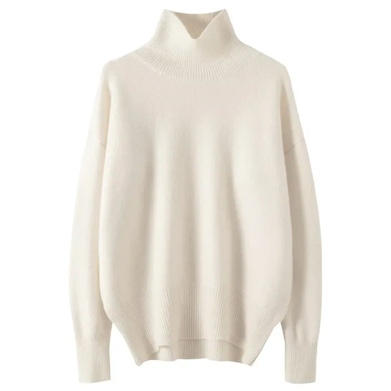 Cashmere Turtleneck Sweater | Relaxed Fit | Core Line Collection