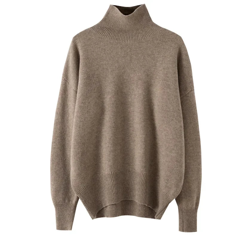 Cashmere Turtleneck Sweater | Relaxed Fit | Core Line Collection
