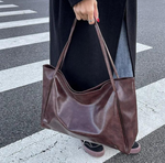 Load image into Gallery viewer, Haven Large Shoulder Tote Bag | Soft PU Leather