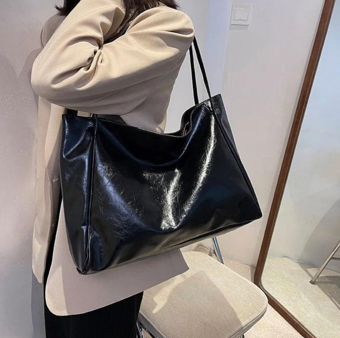 Haven Large Shoulder Tote Bag | Soft PU Leather