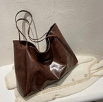 Load image into Gallery viewer, Haven Large Shoulder Tote Bag | Soft PU Leather