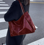 Load image into Gallery viewer, Haven Large Shoulder Tote Bag | Soft PU Leather