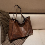 Load image into Gallery viewer, Haven Large Shoulder Tote Bag | Soft PU Leather