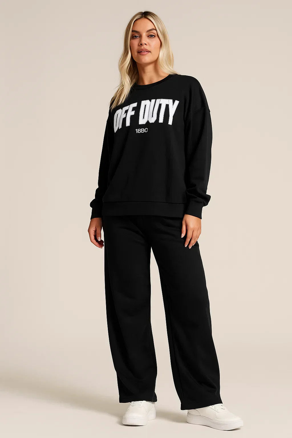 OFF DUTY Logo Sweatshirt | Relaxed Fit