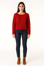 Load image into Gallery viewer, Merino Wool Sweater | Ribbed Knit | Relaxed Fit
