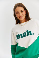 Load image into Gallery viewer, Core Line Graphic Sweatshirt | Contrast Panel | Relaxed Fit