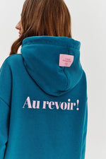 Load image into Gallery viewer, Core Line “Salut!” Hoodie | Oversized Fit | Contrast Print