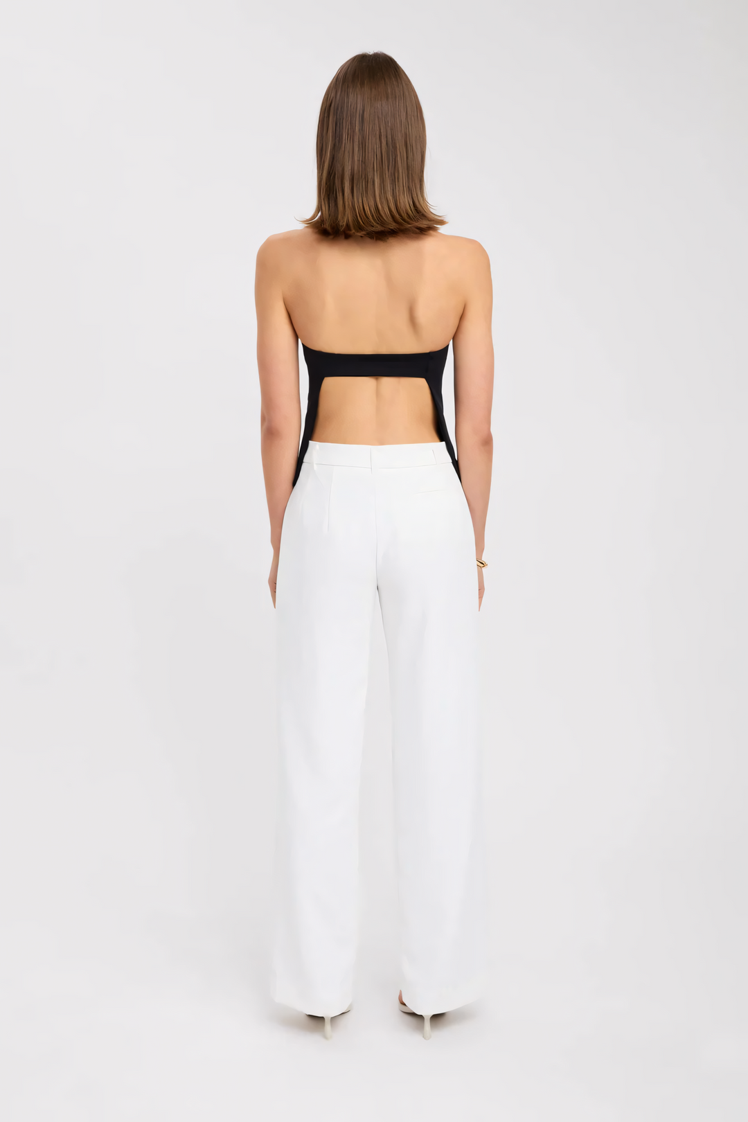 Haven Sculpted Halter Tank Top in Stretch Knit | Summer