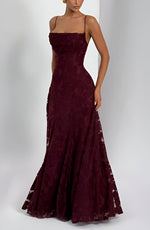 Load image into Gallery viewer, Spaghetti Strap Maxi Dress | Slim Fit Floor-Length