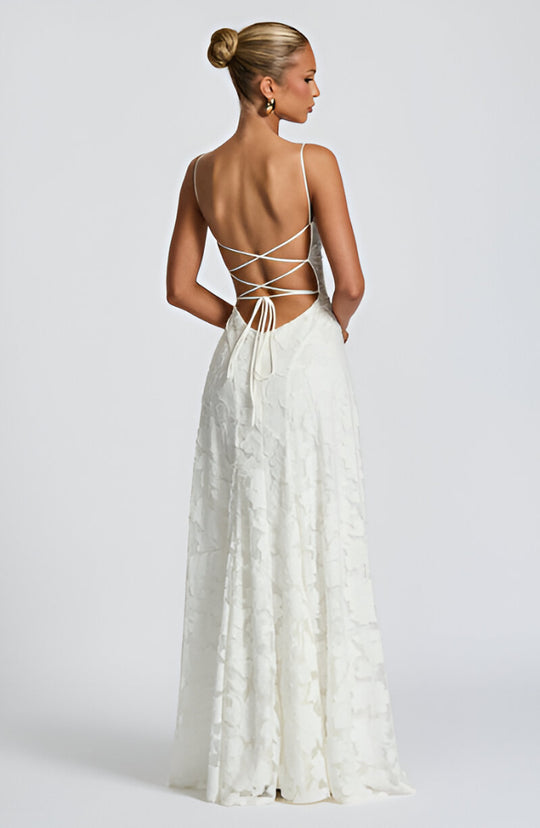 Spaghetti Strap Maxi Dress | Slim Fit Floor-Length