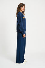 Load image into Gallery viewer, Core Line Cotton Sweatshirt | Bon Appétit Print | Relaxed Fit