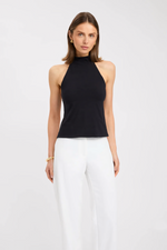 Load image into Gallery viewer, Haven Sculpted Halter Tank Top in Stretch Knit | Summer