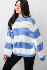 Load image into Gallery viewer, Striped Oversized Sweater | Rib Knit | Relaxed Fit