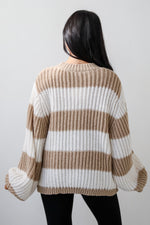 Load image into Gallery viewer, Striped Oversized Sweater | Rib Knit | Relaxed Fit