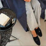 Load image into Gallery viewer, Suede Loafers | Hand-stitched | Lightweight Sole