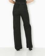 Load image into Gallery viewer, High-Waist Straight Jeans | Contrast Stitching | Full-Length Silhouette
