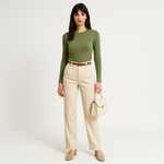 Load image into Gallery viewer, High-Waist Palazzo Trousers | Pleated Front
