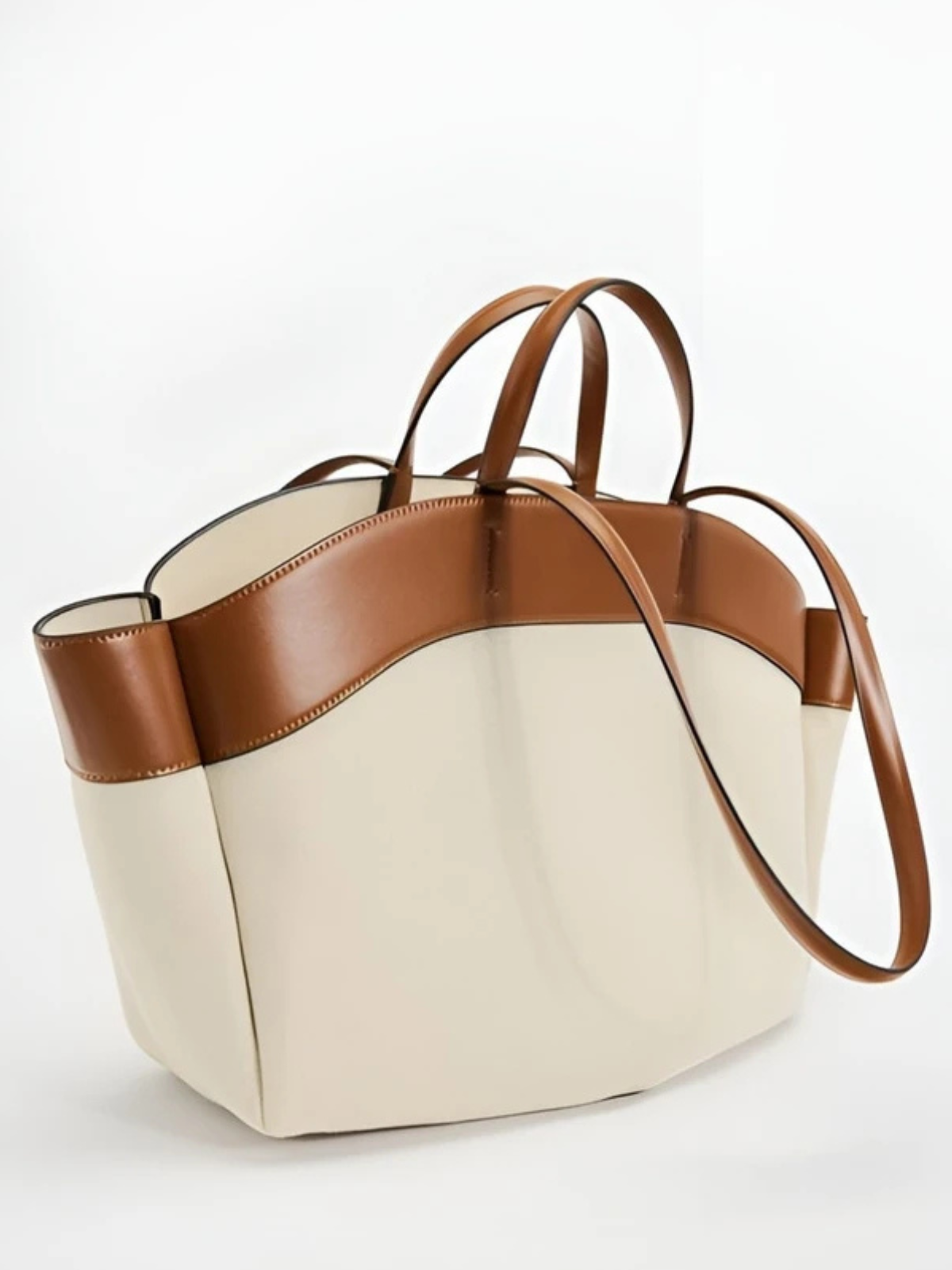 Core Line Canvas Tote Bag | Large Capacity Design