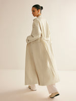 Load image into Gallery viewer, Wool Blend Long Coat | Double Breasted | Belted Silhouette
