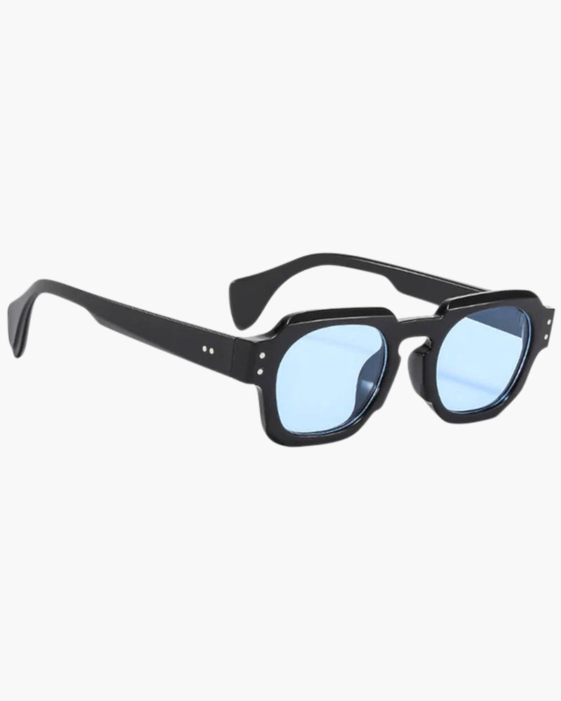 Rectangular Alloy Sunglasses –  Lightweight Retro Design