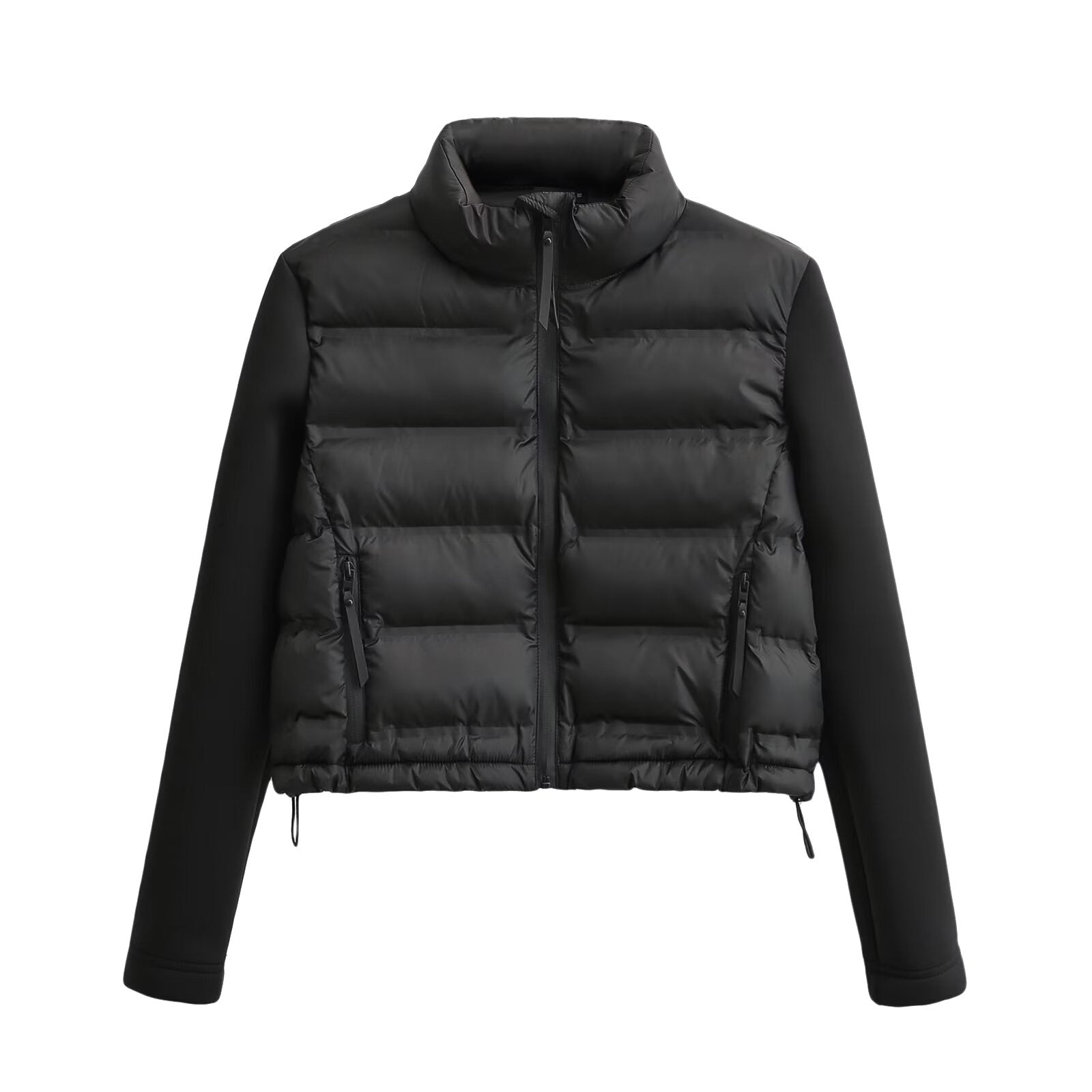 Short Puffer Jacket | Zip Closure | Cropped Fit