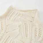 Load image into Gallery viewer, Wool-Cashmere Turtleneck Sweater | Open Knit | Loose Fit
