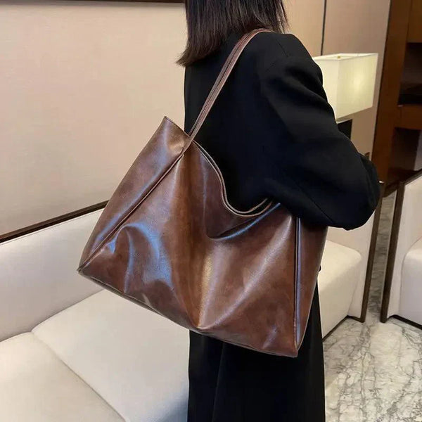 Haven Large Shoulder Tote Bag | Soft PU Leather