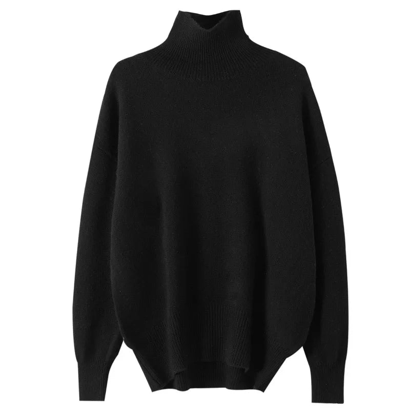 Cashmere Turtleneck Sweater | Relaxed Fit | Core Line Collection