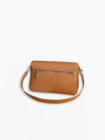 Load image into Gallery viewer, Forma Leather Shoulder Bag | Small Square Underarm, Cowhide, Zip Closure
