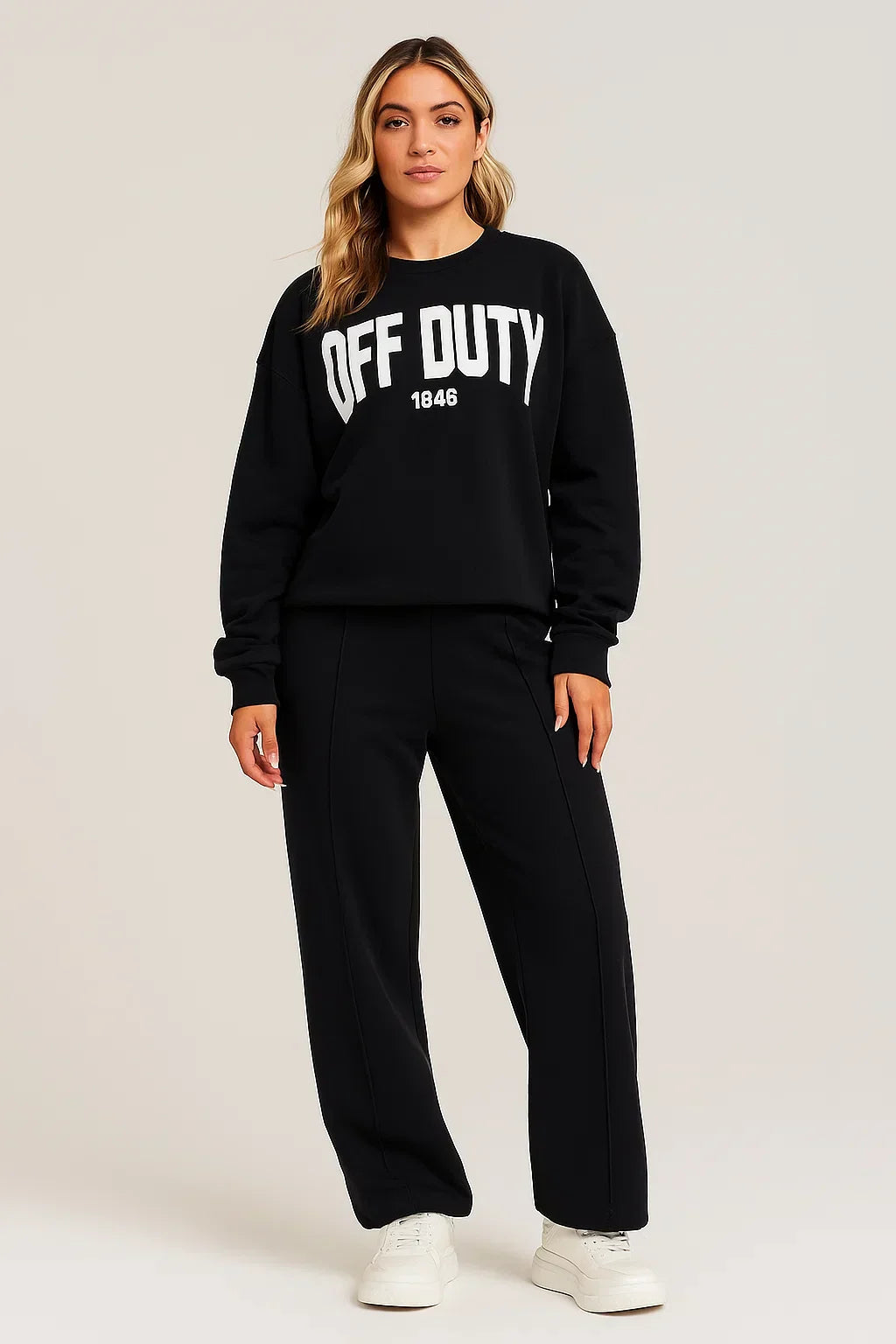 OFF DUTY Logo Sweatshirt | Relaxed Fit