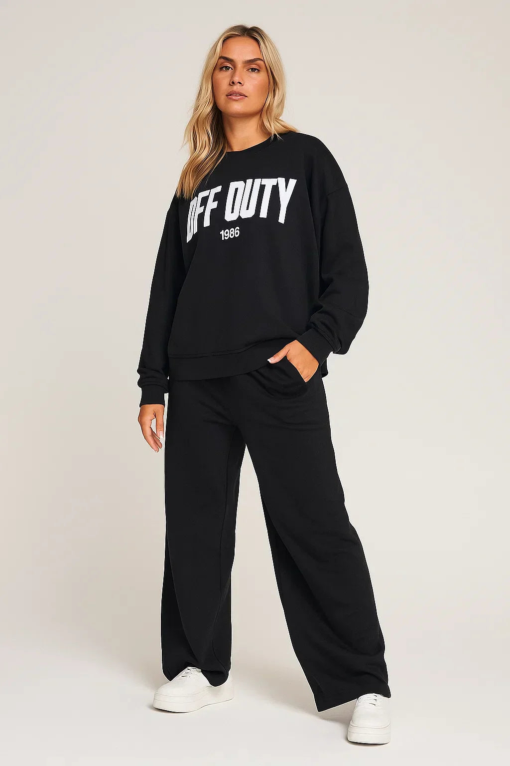 OFF DUTY Logo Sweatshirt | Relaxed Fit