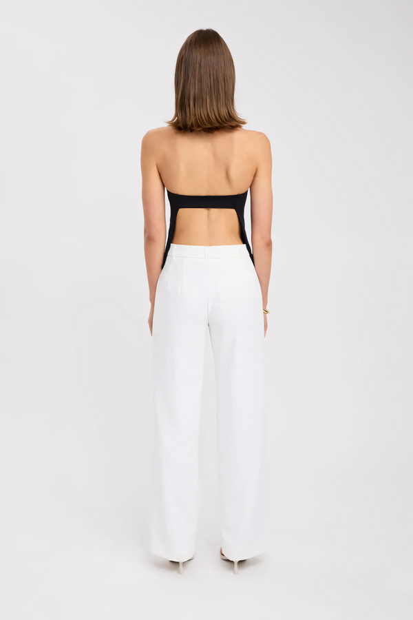 Haven Sculpted Halter Tank Top in Stretch Knit | Summer